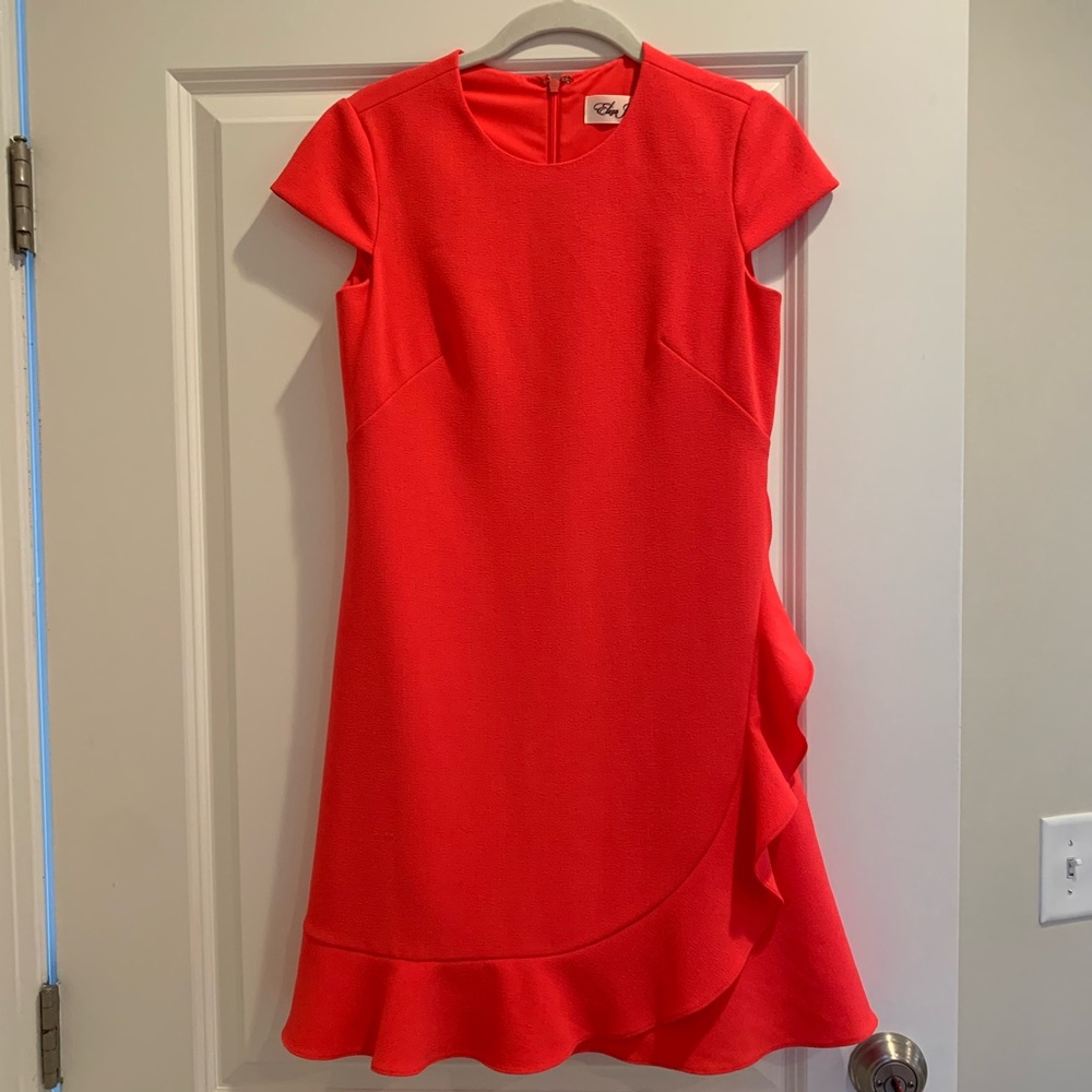 Eliza J hot pink cocktail dress